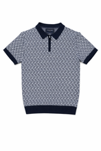 Load image into Gallery viewer, Venetian Weave Polo
